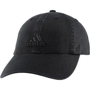 Adidas Women's Black Baseball Adjustable Cotton Athletic Relaxed Fit Hat